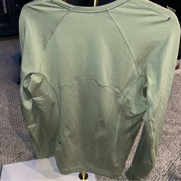 Lululemon Runderful Long Sleeve Rulu *Brushed willow green 10 - Picture 5 of 6